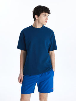 K?sa Boy Bask?l? Erkek Deniz ?ortu