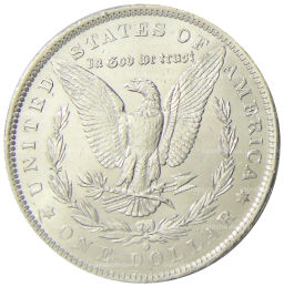 Монета 1 доллар 1884 года О США Доллар Моргана