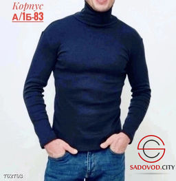 Мужская базовая водолазка - Bruno фото 2