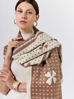 в СОСТАВЕ ШЕРСТЬ и КАШЕМИР Большой, мягкий, теплый однотонный двусторонний палантин.