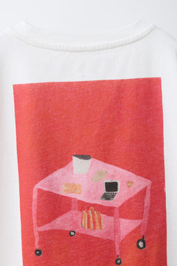 CAMISETA CLARA CEBRIAN  / Blanco - Zara фото 4