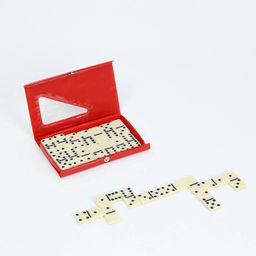 Домино классическое «Форкас», 28 шт., красный