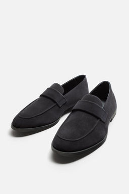 LEATHER PENNY LOAFERS - Zara фото 6