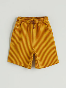 Beli Lastikli ?izgili Erkek ?ocuk ?ort