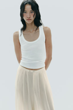 FULL LENGTH MULTI-PLEAT TROUSERS - Zara фото 3