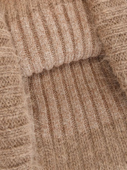 Шапка жен. анг+нейл LB-J44010 d.beige