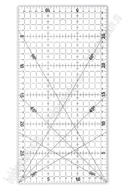 Линейка для рукоделия 15*30 см (SF-7766)