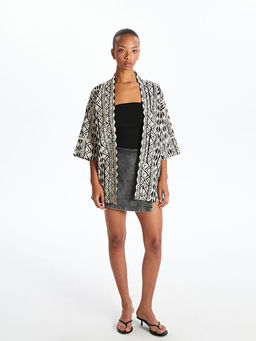 ?al Yaka Oversize M?slin Kad?n Kimono