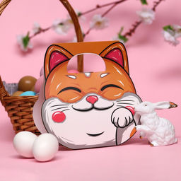 Цена за 5 шт. Коробка складная Кошечка, 19,5 х 19,5 х 7 см - Simaland фото 4