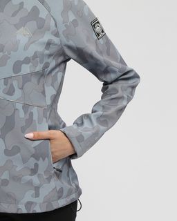 Ветровка MTFORCE женская softshell серого цвета 2207-1Sr  фото 10