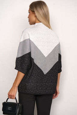 Джемпер (черный/серый) Б11-259/2 - Николь фото 7