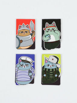 Подарочный набор, ежедневник А5, магнитные закладки, ручка «Юный герой»