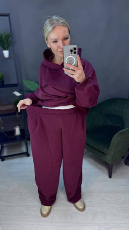 Худи с начесом Plum