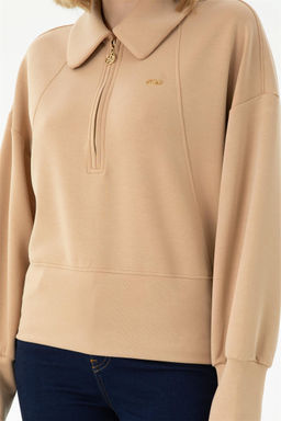 Женский свитшот песочного цвета - U.s. polo assn фото 13
