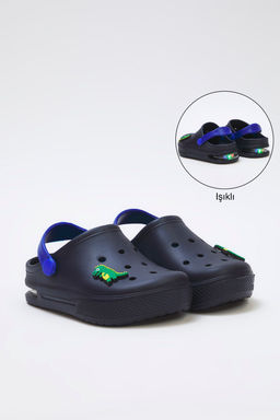 Trendyol Shoes Lacivert Is?kl? Timsah Figurlu Hafif Taban Erkek Cocuk Kids Eva Sandalet Terlik TAKSS25SD00044