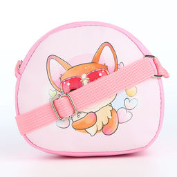 Сумка детская на молнии «Выбражулька», цвет розовый