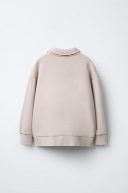 POLO SWEATSHIRT WITH LABEL - Zara фото 8