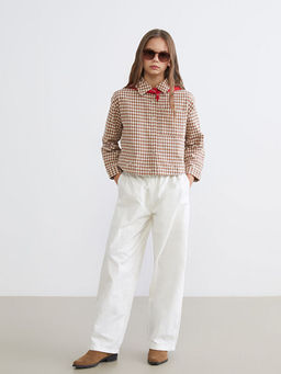 Ekose K?z ?ocuk G?mlek