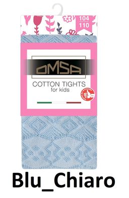 OMSA kids Collant 12A12-3 с жаккардовым рисунком - acqua  фото 3