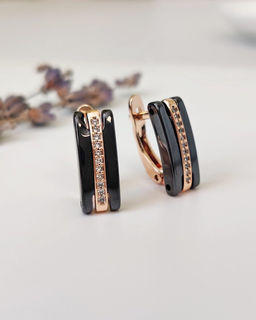 Серьги с керамикой