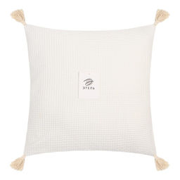 Наволочка декоративная Этель сканди 45*45 см молочный, 100% п/э  фото 6