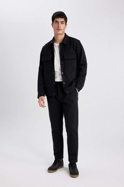 Yazl?k Jogger Pantolon Relax Fit Rahat Kesim Duz Paca Cepli Beli Bagc?kl? - Defacto фото 3