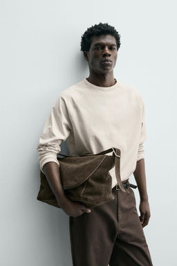 CAMISETA HEAVYWEIGHT CREWNECK / Beige claro - Zara фото 6