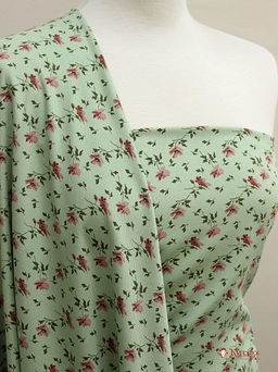 Плательная вискоза Валери, СОРТ2, цв.винтажная мята, ш.1.49м, вискоза-100%, 135гр/м.кв - Купава фото 2