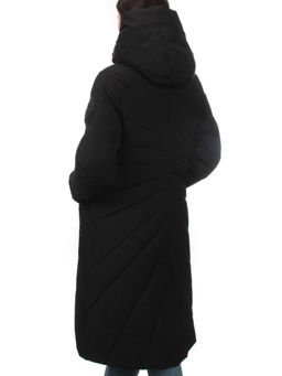 H265 BLACK Пальто зимнее облегченное женское (150 гр. холлофайбер)