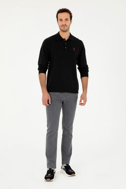 Erkek Siyah Basic Kazak