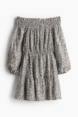 Vestido off-the-shoulder - H&m фото 4
