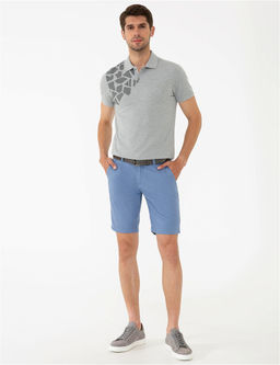 Mavi Standart Fit Bermuda _ort