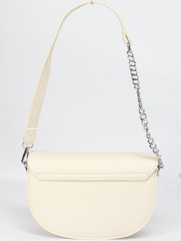 Сумка женская искусственная кожа Ch&K-1866, 1отд, плечевой ремень, молочный SALE 260018 - Adelia фото 7