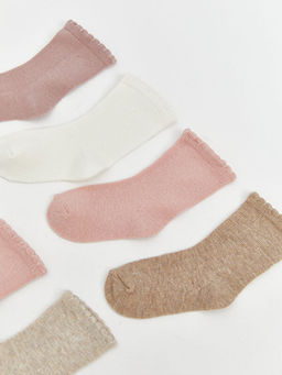 Basic K?z Bebek Soket ?orap 7li