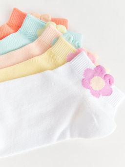 K?z ?ocuk Patik ?orap 5li - Waikiki фото 3