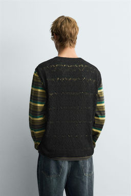 CUTWORK KNIT VEST