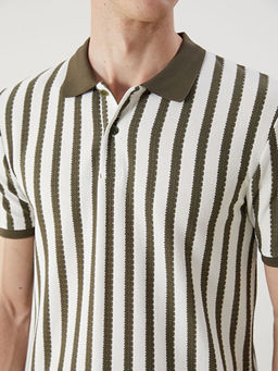 Polo Yaka ?izgili Erkek Ti??rt