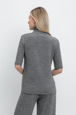 ЕВ 30146/ш/тем.серый меланж джемпер жен - Very neat фото 2