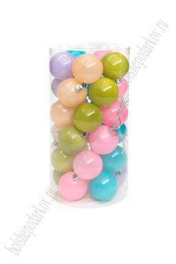 Набор новогодних шаров 6 см (30 шт) SF-8000, микс
