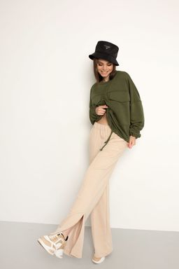 Костюм AURA 8005-164 хаки+кремовый  фото 4