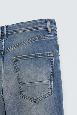 JEANS SKINNY CROPPED FIT / Azul medio - Zara фото 10