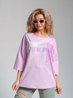 897 Футболка "Розовый"