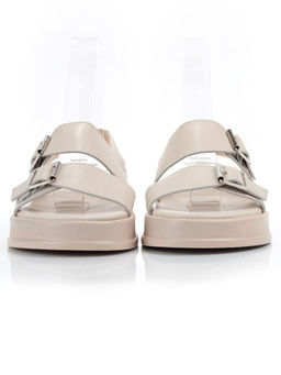 08-PEAQ196-2 LT. BEIGE Босоножки женские (натуральная кожа) - Фабричный китай фото 6