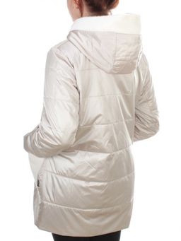 22-302 BEIGE Куртка демисезонная женская AKiDSEFRS (100 гр.синтепона) - Фабричный китай фото 4