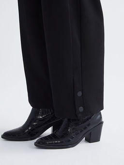 B?y?k Beden Beli Lastikli Kad?n Pantolon