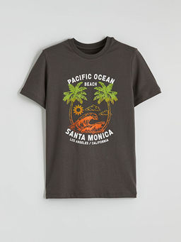 Erkek ?ocuk Santa Monica Bask?l? Ti??rt