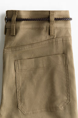 Pantal?n bootcut en mezcla de lino - H&m фото 6