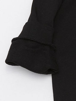 Bisiklet Yaka Uzun Kollu Bask?l? Erkek Bebek Sweatshirt - Waikiki фото 3