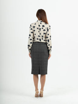 Юбка прямого силуэта, на широкой кокетке - Трика фото 4