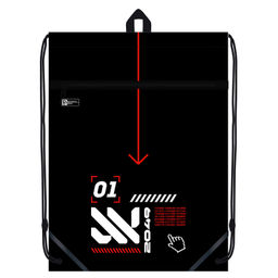 Мешок для сменной обуви Феникс+, арт.69180/ 24 ТЕХНО (36x48 см, полиэстер, сублимационная печать, 1